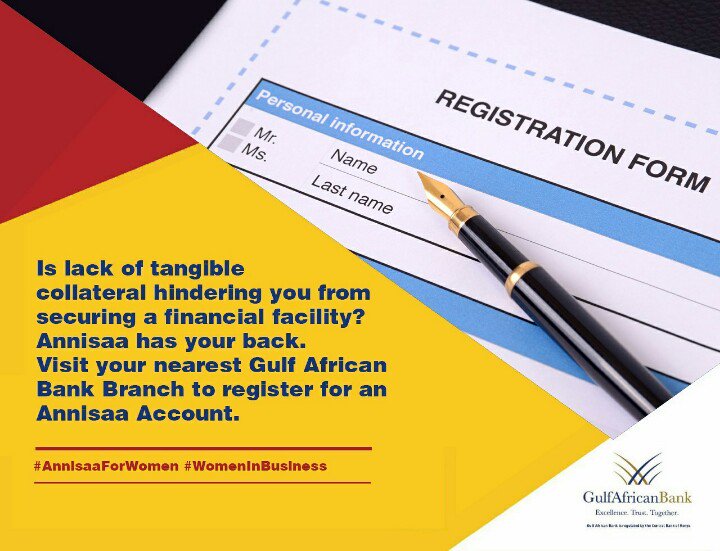 Is lack of tangible collateral hindering you from securing a financial facility? Annisaa has your back. #AnnisaaForWomen #WomenInBusiness