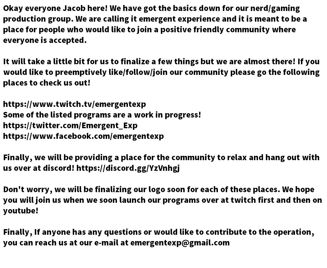 Emergent_JacobB's tweet photo. Launching Soon! https://t.co/EXy5i7lMLB