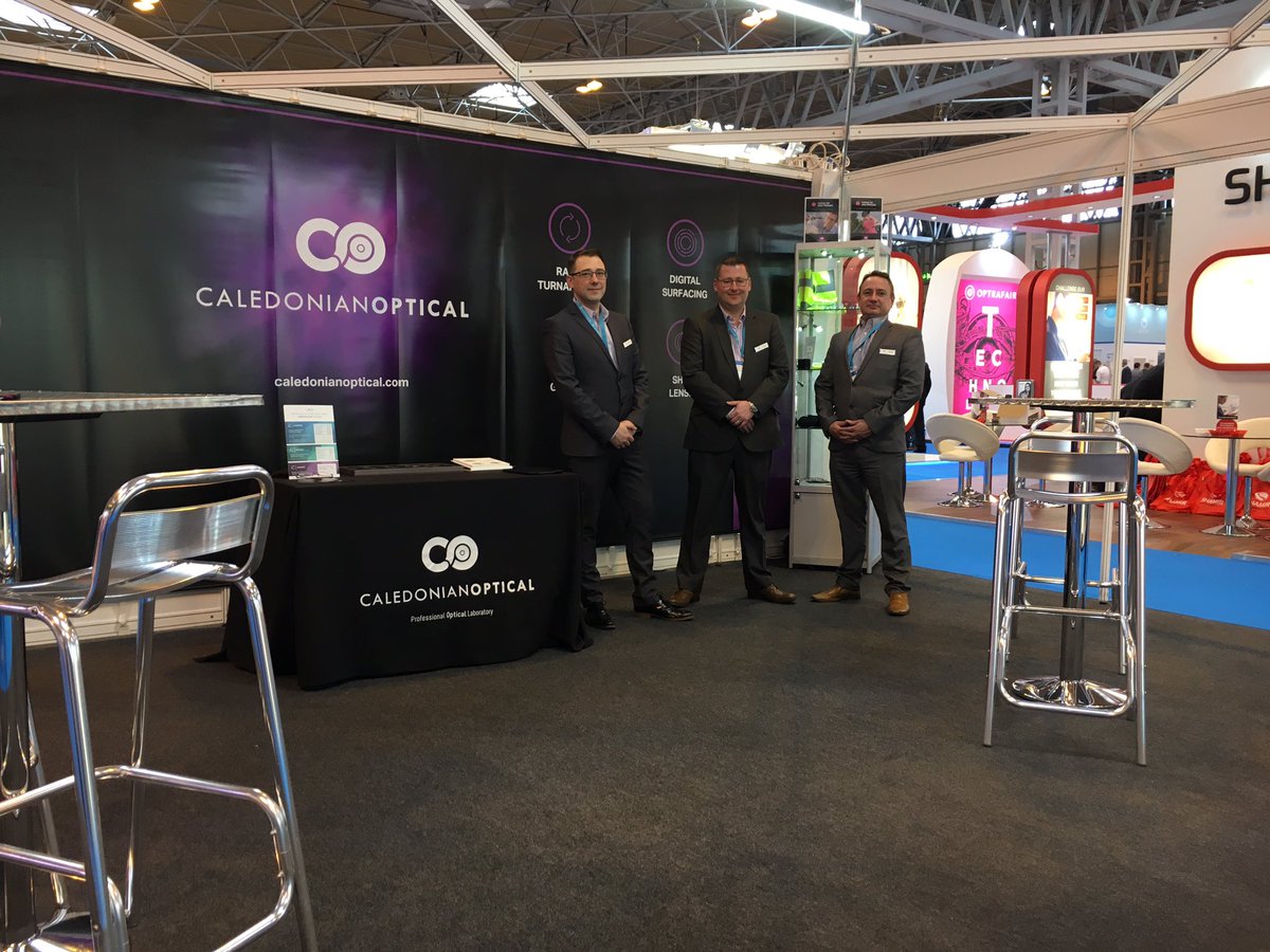 CaleyOptical's tweet photo. Mark, Paul &amp; Martin all ready for #Optrafair opening, come visit us at stand C60 https://t.co/zGbKMUxsDz