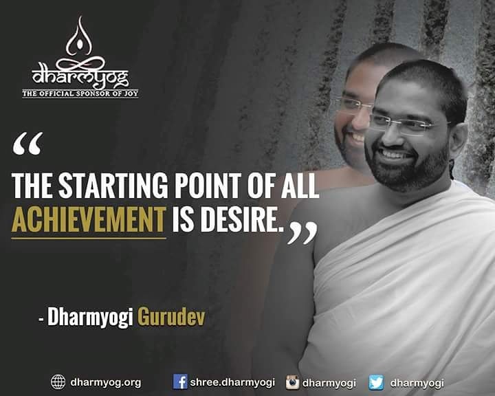 Yogbhooshan's tweet photo. #Dharmyog #QOTD #quote #Success #Motivational
" The #Starting_Point of All #Achievement is #Desire."
- #Dharmyogi #Gurudrv https://t.co/6cecwzzzGQ