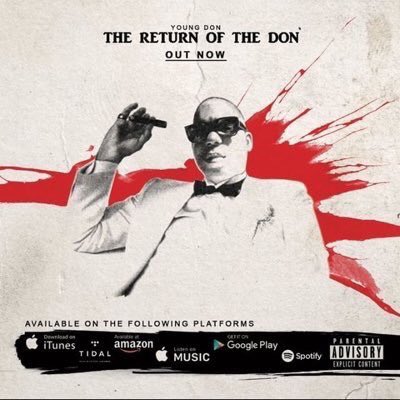 Big_M1's tweet photo. Return of the don by @young_donuk out via iTunes also check out track 6 which is produced by @LittyBeats a track with Gucci mane/khaled 👏🏽🔥🔥 https://t.co/ZjhwzfUr1A