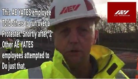 scouseblueblood's tweet photo. A E Yates #aprilfoolsday
#killeryates 
#frackoff 
#frackfreeplanet
#constructionuk https://t.co/X4cdLngzr9