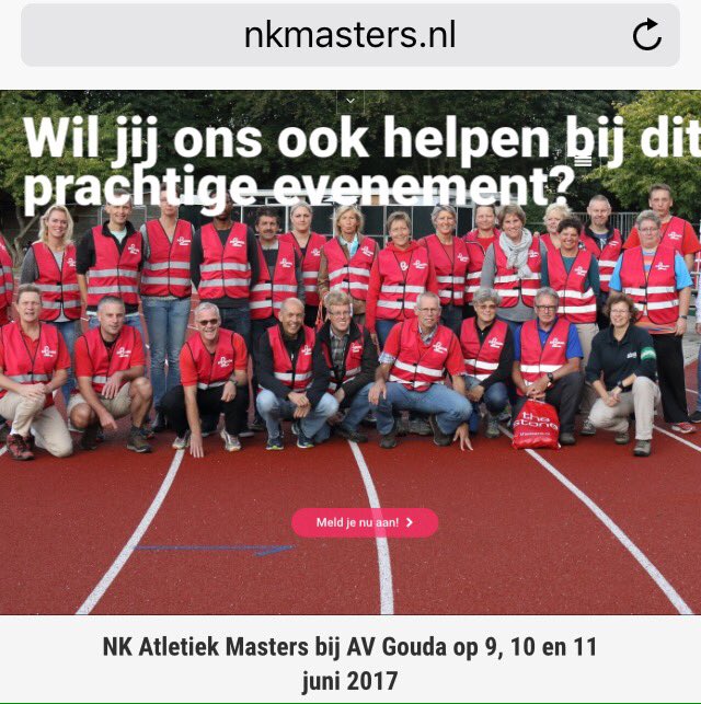 Kijk nou! De speciale site nkmasters.nl voor <a href="/NKmastersGouda/">NK Masters AV Gouda</a> bij <a href="/AVGouda/">AV Gouda</a> is live!

Prachtig product van het communicatieteam!