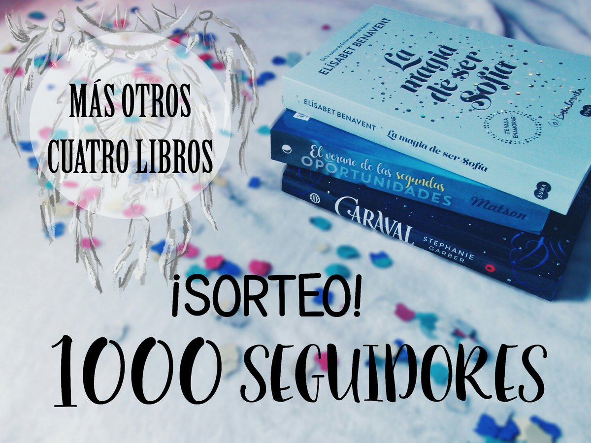 LaAtrapasuenos's tweet photo. ¡YA ESTÁ AQUÍ EL SORTEO DE LOS 1000 SEGUIDORES! 🎊🎉🎊🎉
CON 7 LIBROS = 7 GANADORES 🔝🔝 (Activo hasta el 1 de mayo)
https://t.co/QQDvXTcPfi https://t.co/76DLCffFof