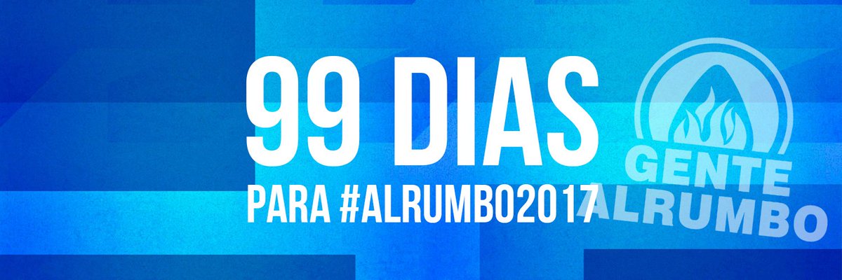 Bajamos la cifra a dos dígitos.
¡99 DÍAS PARA #ALRUMBO2017! 📅🎶🌴🌊🌞 #FelizSábado
