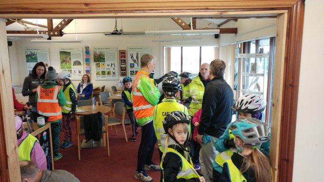 Not even a little bit of rain stops our dedicated triathletes! Good to see so many eager members out on this very wet morning.