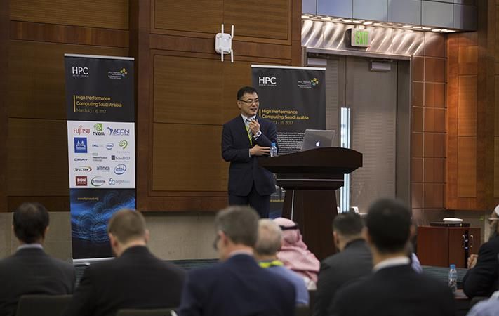 KAUST_News's tweet photo. #KAUST recently hosted the 7th High Performance Computing Saudi Arabia event. #HPC #computing #HPCSaudi @KAUST_ECRC https://t.co/DwIFX8iVjM… https://t.co/9FNUQEMMUE