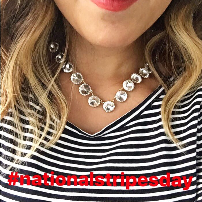 I wish it was #nationalstripesday every day.
❤️🖤❤️🖤❤️🖤 <a href="/jcrew/">J.Crew</a> #stripes #jcrewcontest