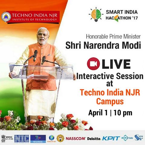 foss_lab's tweet photo. Live Interaction session by PM #NarendraModi with all the participants of #SmartIndiaHackathon2017 @TechnoIndiaNJR  #worldsBiggestHackathon https://t.co/FF0WdoMcJm