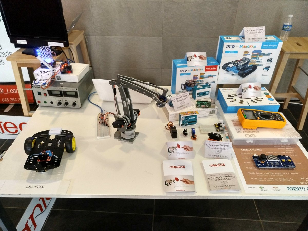 _Leantec's tweet image. #Maker, no puedes faltar #ArduinoD17 #ArduinoDSevilla