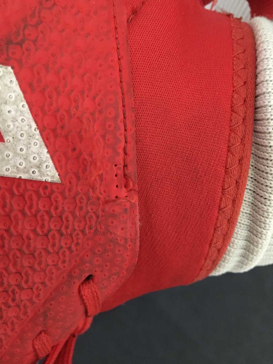 FredRattue's tweet photo. @adidas 2nd time of wearing stitching already coming apart - son really upset #notfitforpurpose #ripoff #poorquality https://t.co/1WkQZKQ9Jt
