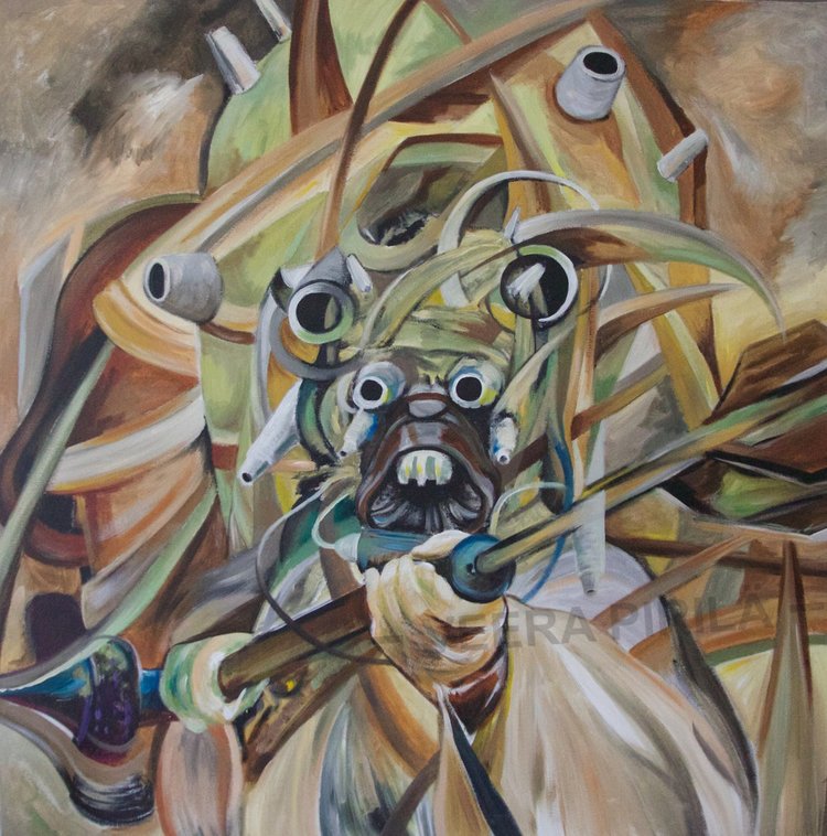 HothCon's tweet photo. Artist Veera Pirilä is going to be @HothCon this year with her paintings and pictures #hothcon #art #StarWars https://t.co/I0VZSlRyeD https://t.co/MXaA1fCF2B