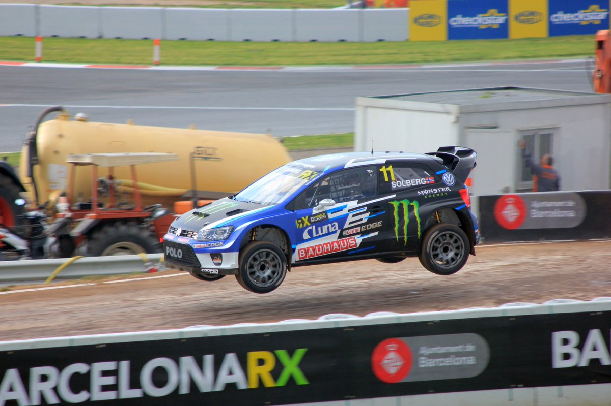 With both Johan and myself in the top 7 in @BarcelonaRX Practice we head into Q1 the team are feeling excited and confident!