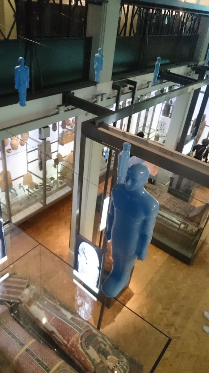 Aristolochia's tweet photo. Suspended high above the gallery floor #MMShabtis 'Shabtis: Suspended Truth' by Zahed Taj-Eddin https://t.co/3u4V0jTkGW