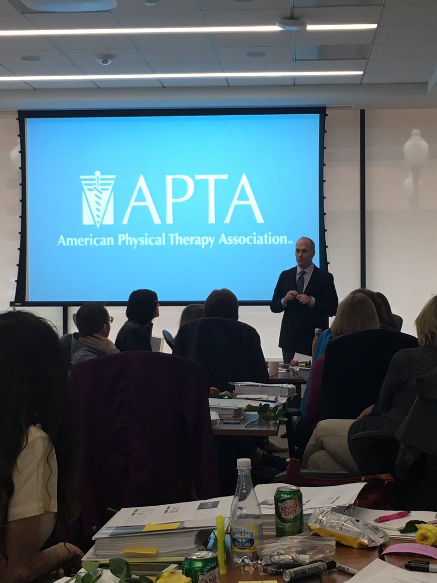 LalondePT's tweet photo. Wrapping up a stimulating 3-day #APTACCIP trainer course today. Thanks for dropping in @policy4pt at @APTAtweets headquarters! https://t.co/Hb7a176Pou