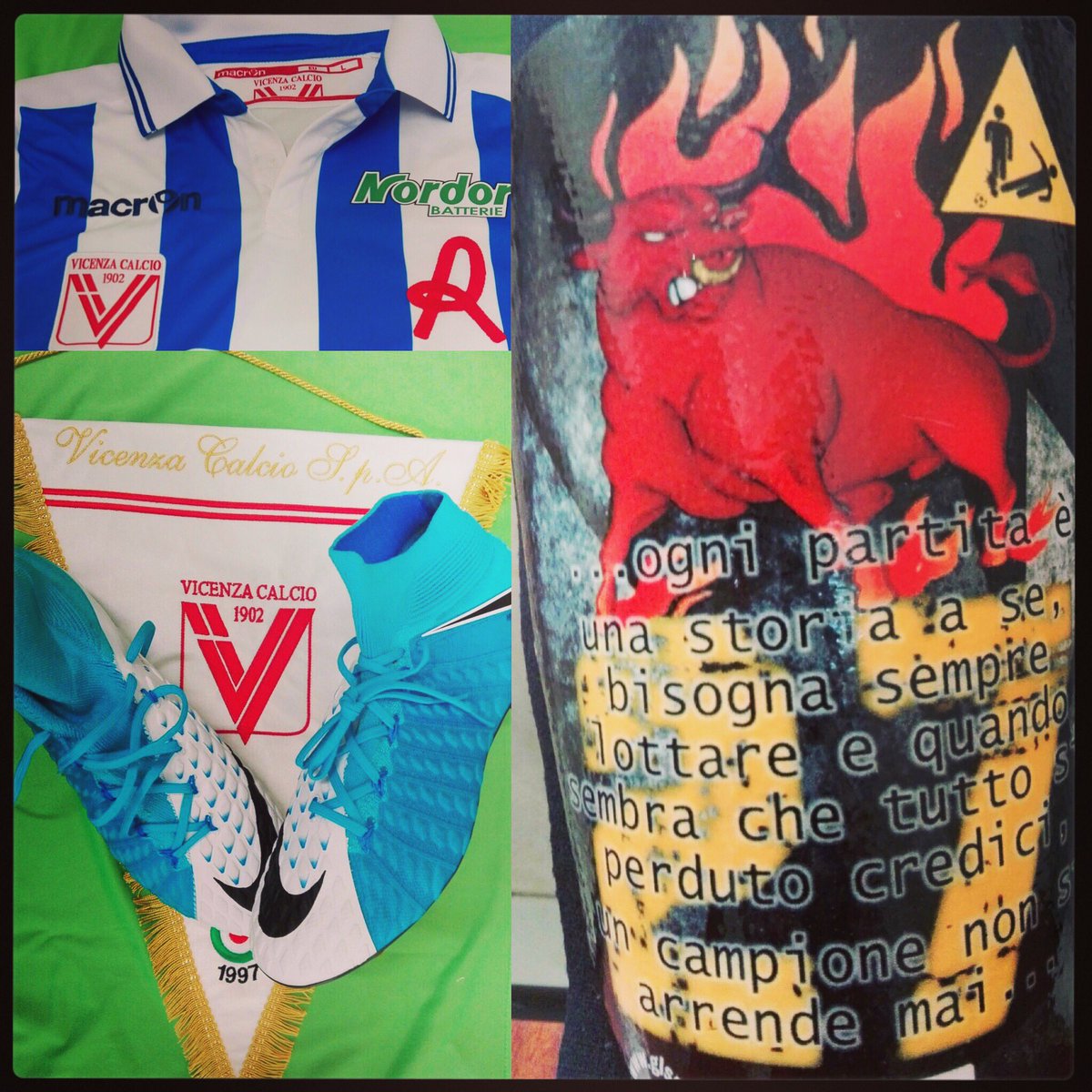 LRVicenza's tweet photo. Ogni partita è storia a se, bisogna sempre lottare e quando tutto sembra perduto, credici, un campione non si arrende mai! #PerugiaVicenza https://t.co/3wXN8IiuiU