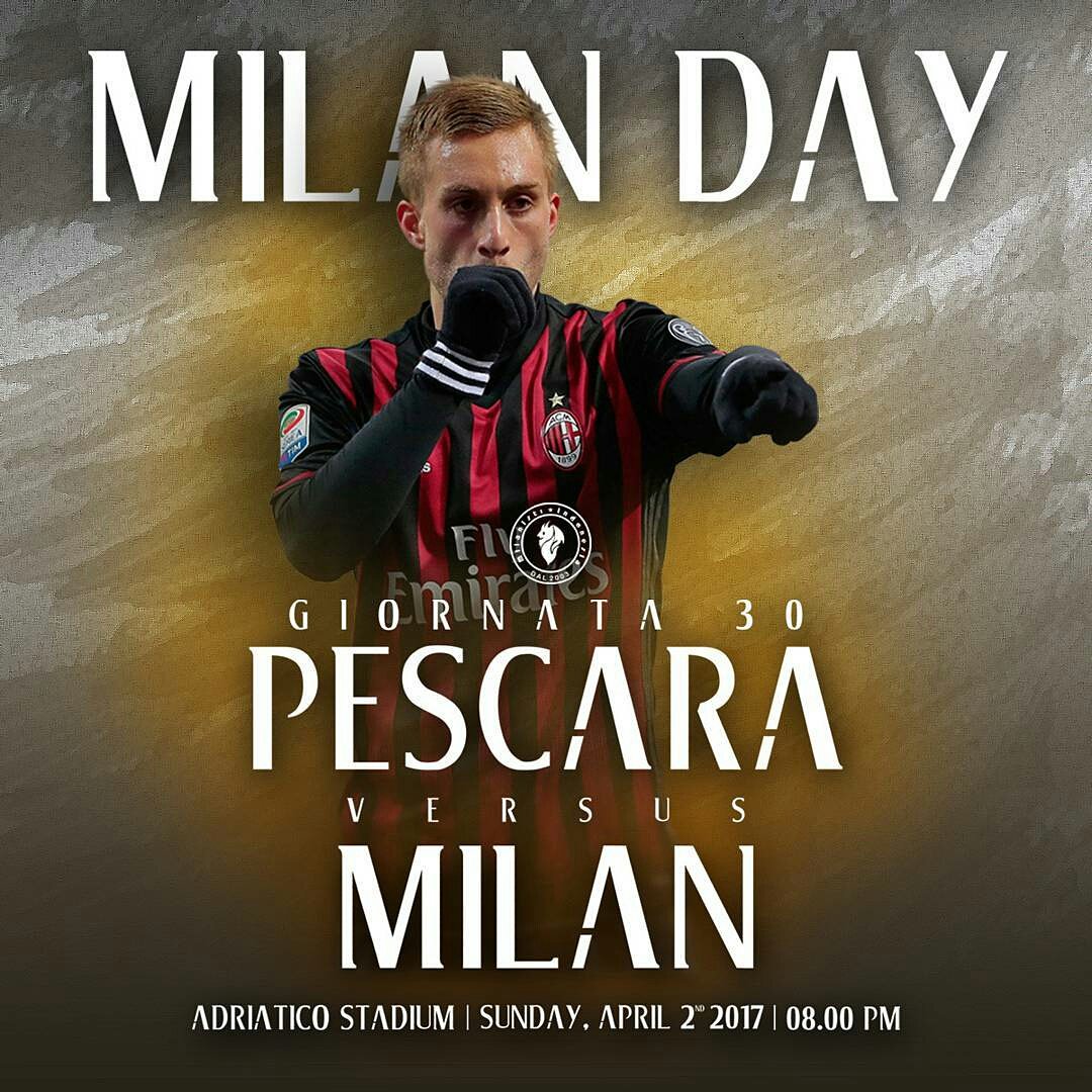 TailNalim |Pescara vs AC Milan | Minggu 02 April 2017 | K.O 20:00 Wib | #ForzaMilan #Milanistiorid #MilanistiIndonesia