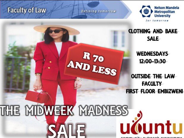 Midweek madness sale this Wednesday!