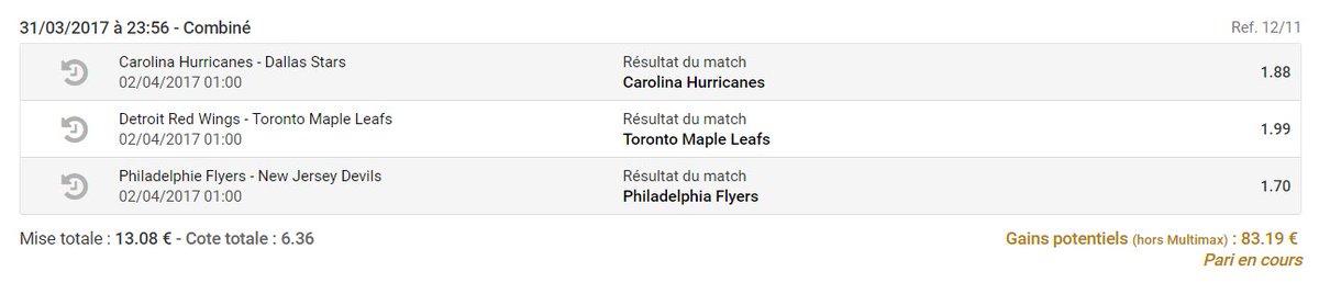 TempestPronos's tweet image. #5 Prono 💵
Carolina Hurricanes RT - 1.88
Toronto Maple Leafs RT - 1.99
Philadelphia Flyers RT - 1.70
Côte : 6.36 👽
RT LIKE &amp;amp; FOLLOW ! 💵