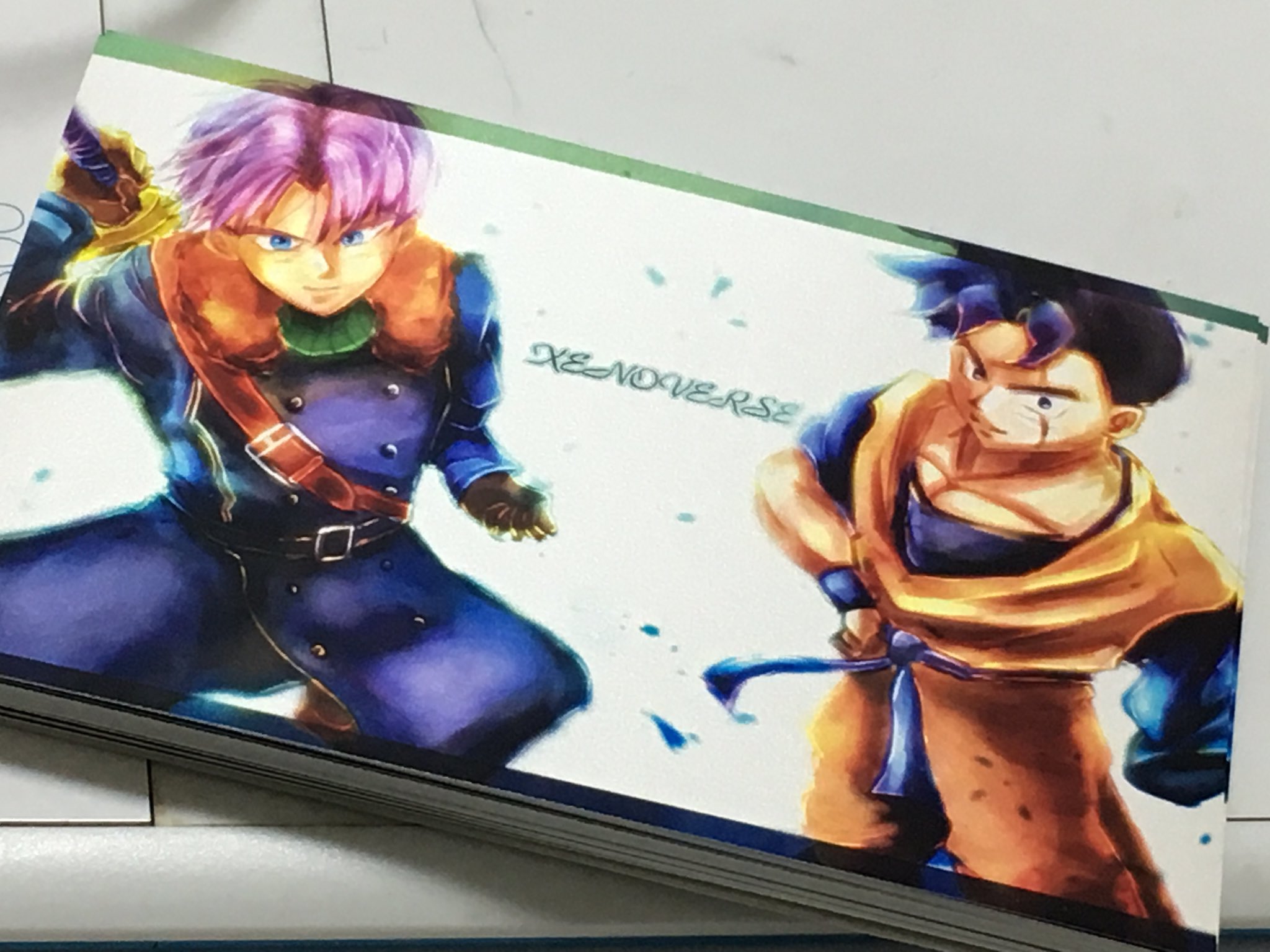 りょーや 未来師弟本作った時に貰った割引チケットがあったものの 入院で何も出来なかったので既存イラスト でポスカ作ってもらいましたー 特殊紙使っててパール感強いので光当てるとめっちゃ綺麗で嬉しい T Co 41sn4iqvys Twitter