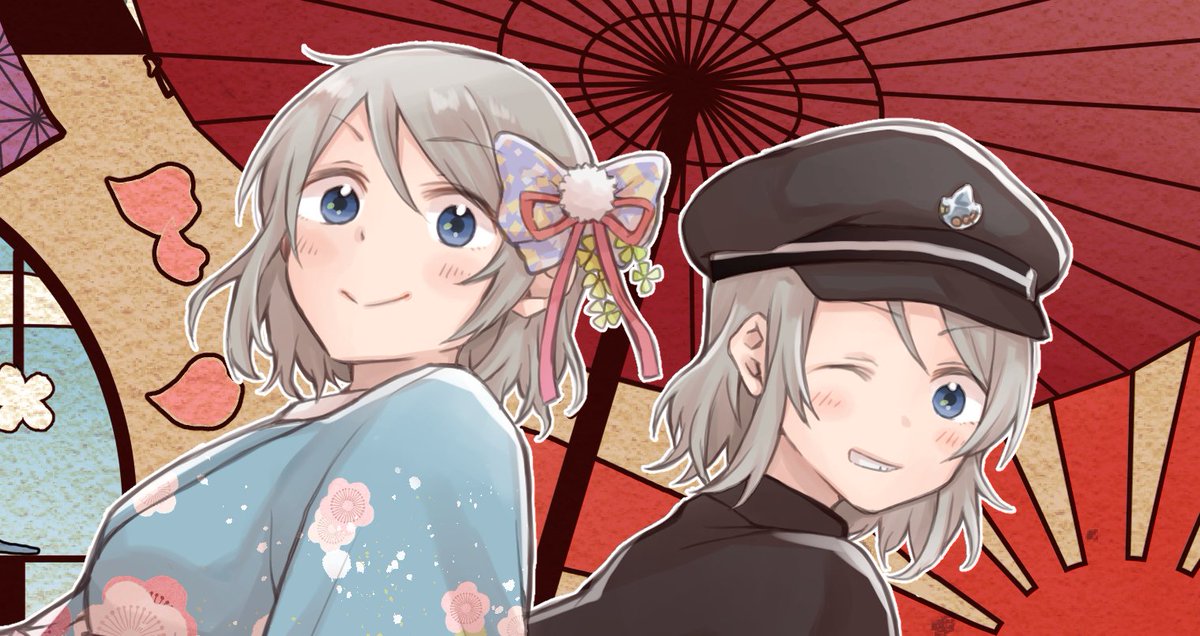 渡辺曜 「沼ラブ2にて発行される曜ちゃん合同にカラーイラスト一枚寄稿しております 大正浪漫」|田中らぶリ〜な♪のイラスト