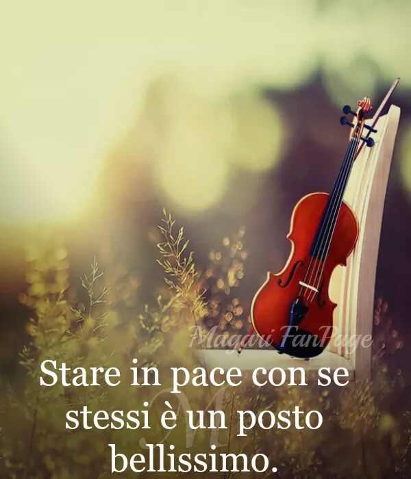 Guido Stare In Pace Con Se Stessi E Un Posto Bellissimo