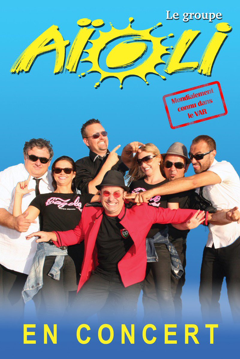 LE GROUPE AIOLI AU MAGOT A TOULON 
LE DIMANCHE 14 MAI 2017 
infos et résas: 06 20 84 34 71