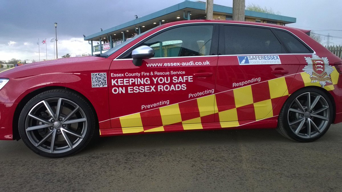 <a href="/ECFRS/">Essex Fire Service</a> #RoadSafety team are all set up <a href="/ArenaEssexPRI/">Arena Essex Raceway</a> for this evenings #kotr event. Please drive safely #fatal4 <a href="/SaferEssexRoads/">SaferEssexRoads</a> #audiS3