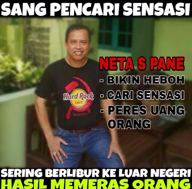 Om <a href="/NetaSPane/">Neta S Pane</a> sering piknik keluar negeri yah.  PTT (pengangguran tinggi tinggi)  tapi selalu banyak duit si om 😊 <a href="/detikcom/">detikcom</a> <a href="/Metro_TV/">METRO TV</a>