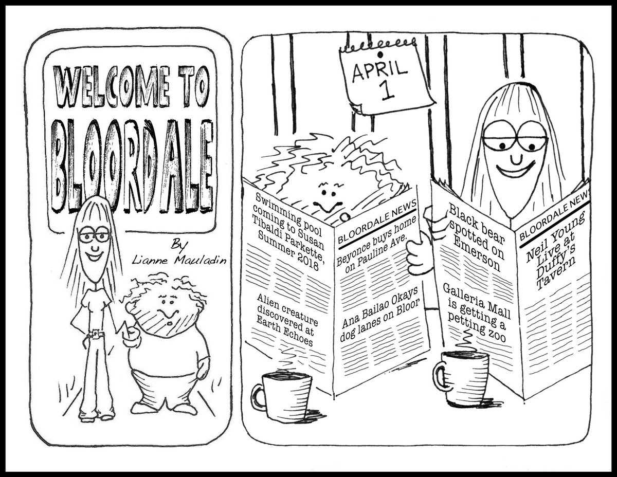 Lianne Mauladin (@jokeladyhaha) on Twitter photo "WelcomeToBloordale"#33V3 <a href="/livebloordale/">discoverbloordale</a> <a href="/bloordaleTO/">Bloordale Toronto</a> <a href="/BloordaleCIA/">Bloordale CIA</a> #aprilfools #Toronto #Aliens #bears #comics #bloordale <a href="/Duffys_Tavern/">Duffy's Tavern</a> "WelcomeToBloordale"#33V3 <a href="/livebloordale/">discoverbloordale</a> <a href="/bloordaleTO/">Bloordale Toronto</a> <a href="/BloordaleCIA/">Bloordale CIA</a> #aprilfools #Toronto #Aliens #bears #comics #bloordale <a href="/Duffys_Tavern/">Duffy's Tavern</a>