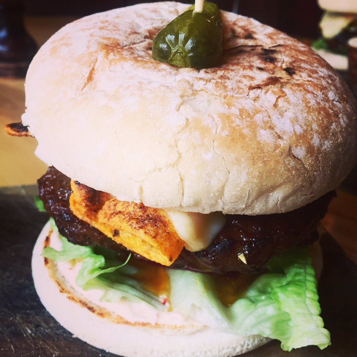 Beast Mexican burger from @rcchophouse #knutsford . If you want #greatfood #greatservice &amp; a #greatstmosphere then you can't go wrong here!