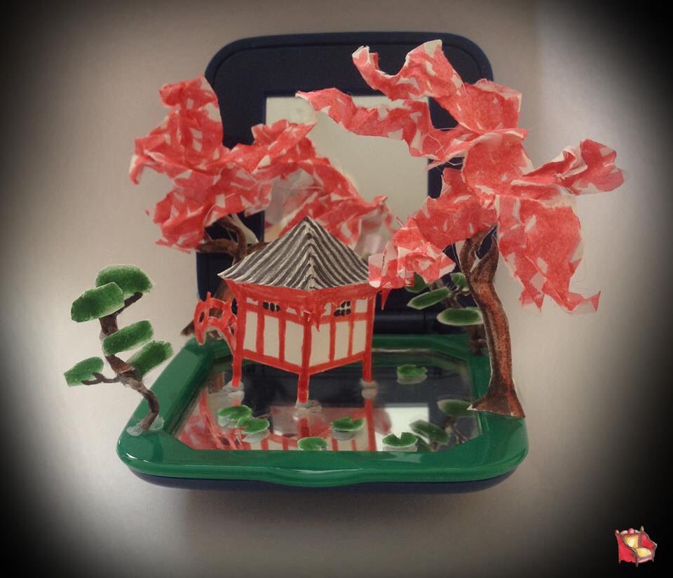 ELIAREycreation's tweet photo. Tombeau japonais dans un mirroir de poche
Japanese shrine in a pocket mirror https://t.co/OdQGeGU7Re