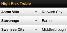 weekendfootball's tweet photo. Hopefully Swansea can secure our 8/1 #HighRiskTreble & 51/1 #HighRiskAcca tomorrow 💷🙏 https://t.co/jlfISPdFse