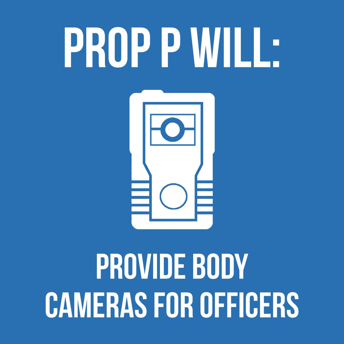 Voting YES on Prop P will provide law enforcement with the resources necessary to protect themselves &amp; residents across the county. #YesOnP