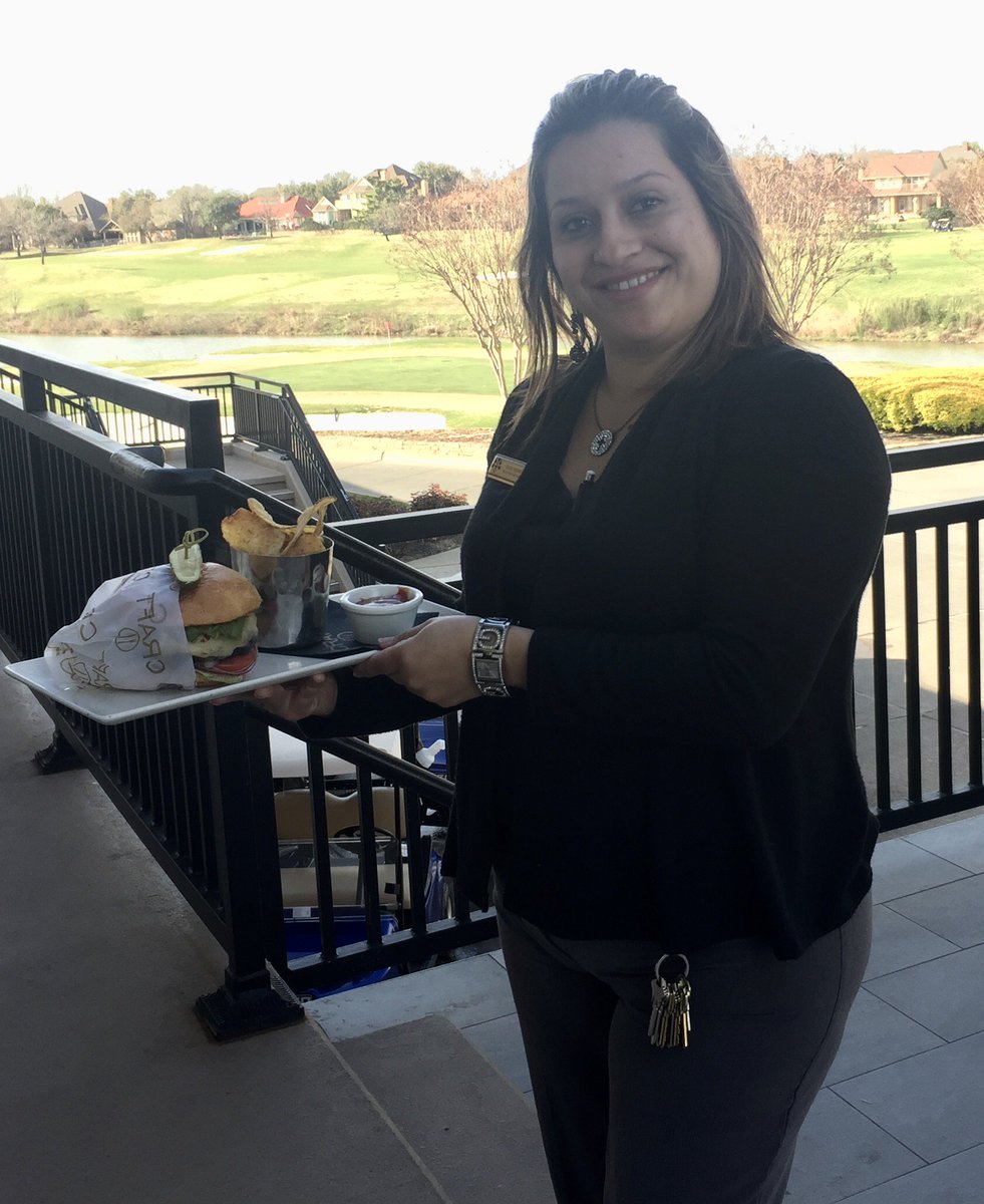 HackberryCC's tweet image. Say hello to Sindy in Craft 11 and try our Signature Brisket &amp;amp; Short Rib Burger after your round!