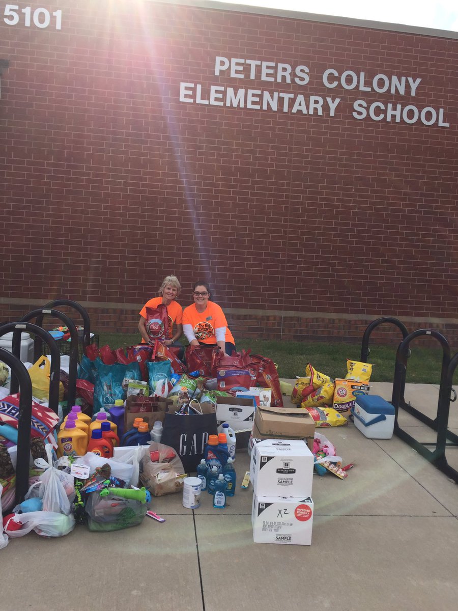 We received a record amount of donations for <a href="/TheColonyTexas/">City of The Colony</a> Animal Shelter during the <a href="/lisdbigevent/">LISD's The Big Event</a>! #LISDBE17 #LISDThrive