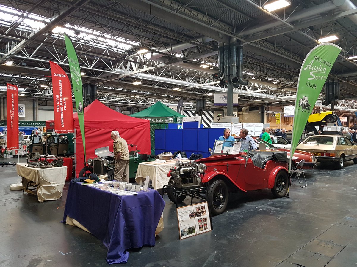 theA7CA's tweet photo. Great to see some many #austin7s at the @NECRestoShow Now we're off to the @CarClubAwards https://t.co/WgXcdyHAHl