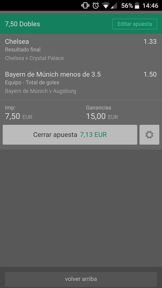 EB_Apuestas's tweet photo. Paso 1 reto 20€ -----> 100€. Explicación en el canal: https://t.co/Wti6JZvwiC https://t.co/fKT5uYUds1