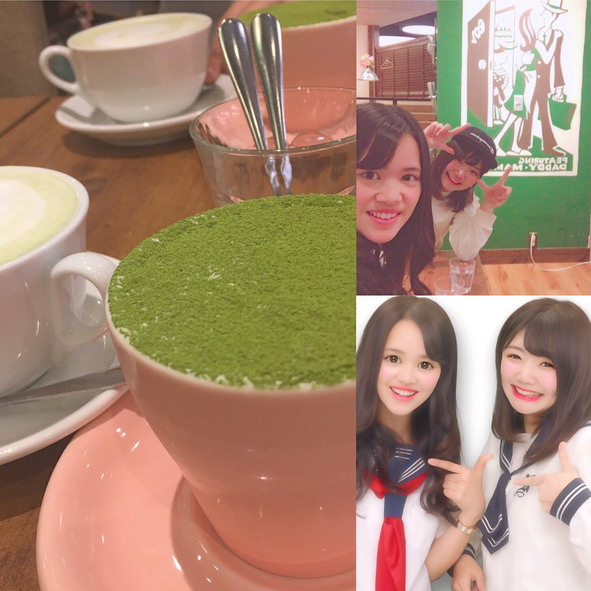 ruu___dd's tweet photo. ゆひと福岡にデート💛💛
念願の暗黒女子さいっっっこう❣️からの抹茶〜幸せすぎるエイプリルフール😋
ゆひの可愛さもうこりゃダメだ☺️❤
一日ありがとうございました👧🏼 https://t.co/VllrvLjbyO
