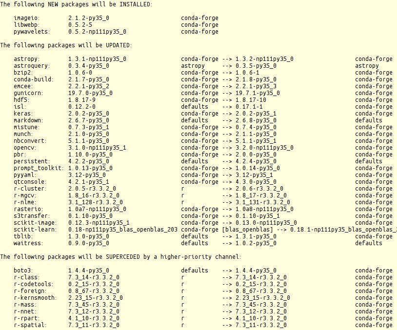 cocalc_com's tweet photo. weekend #anaconda #python update: most notably #scikit #image 0.13 and new on board are #imageio and #pywavelets https://t.co/9IQ76UMHYh