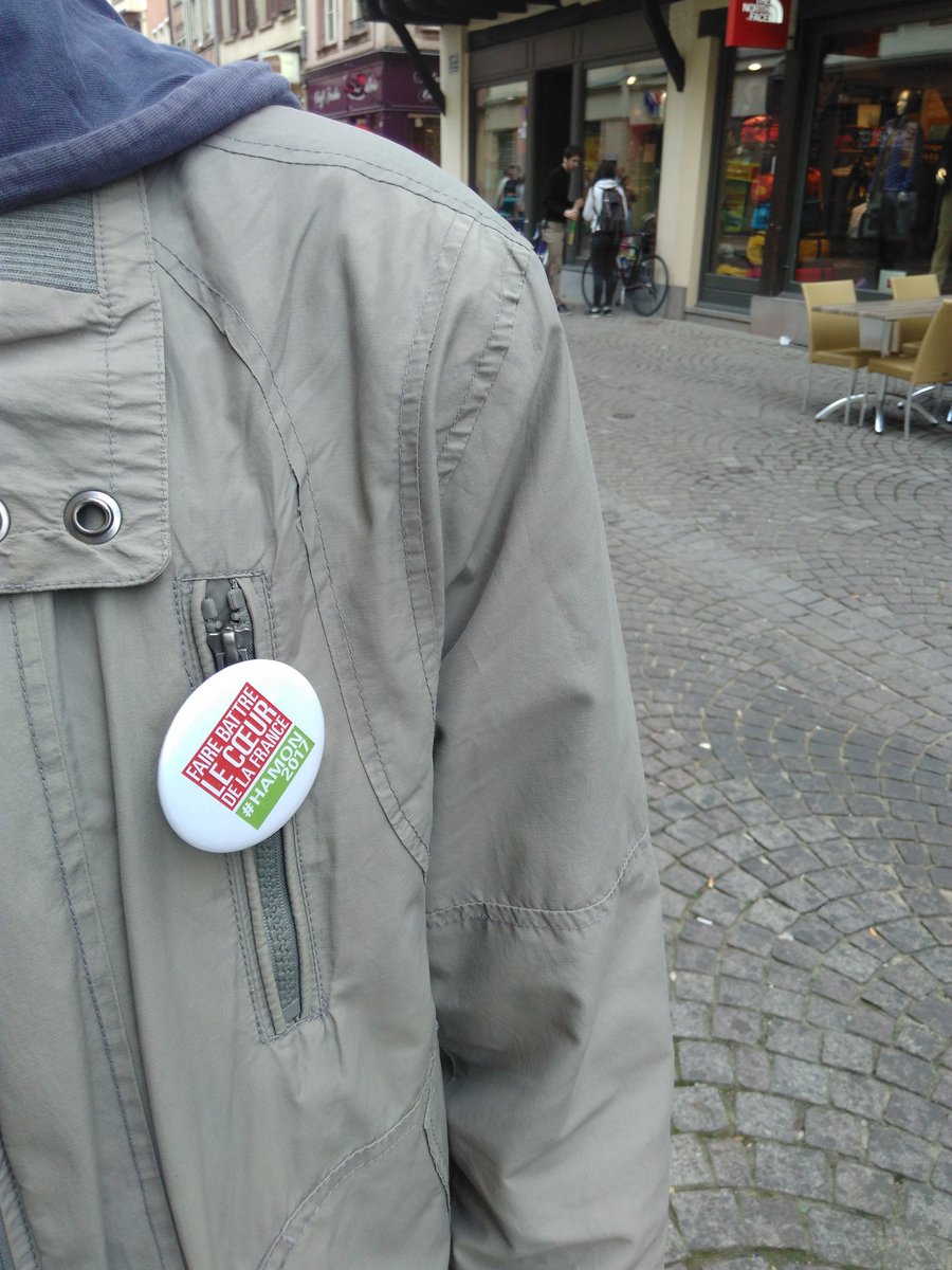 Auj sur le terrain pour faire battre le coeur de la France ! @Le67avecHamon <a href="/GuillaumChabrol/">Guillaume Chabrol</a> @AvecHamon2017 <a href="/JeunesAvecHamon/">Jeunes Avec Hamon</a> <a href="/benoithamon/">Benoît Hamon</a>