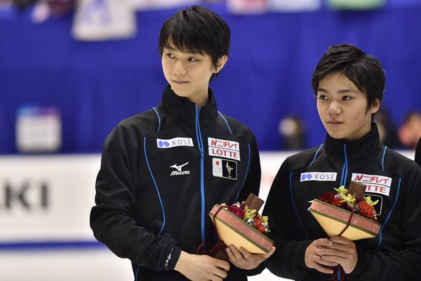 MacapyMoscow's tweet photo. フィギュアスケート世界選手権男子プログラムが終了⛸日本選手のワンツーフィ��ッシュ✨😙🎖🏅羽生まさに怪物🐉宇野も凄い‼️皆オメデトウ💮🌸
Японские фигулисты взяли 1 и 2 место на ЧМ 2017‼️ Ураа… https://t.co/VwpnTvYt1o