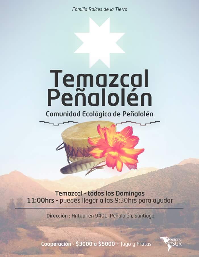 RaicesdelSur_'s tweet photo. #temazcal #peñalolen #santiago #chile #medicinaparatodos #familiaraices #raicesdelatierra https://t.co/taqFquTIIn
