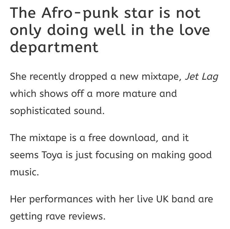 DelazyNews's tweet photo. @ToyaDelazy #jetlag mixtape "shows off a more mature and sophisticated sound" via @All4women
https://t.co/1B2IlTDUrO https://t.co/M0jfRw61S0