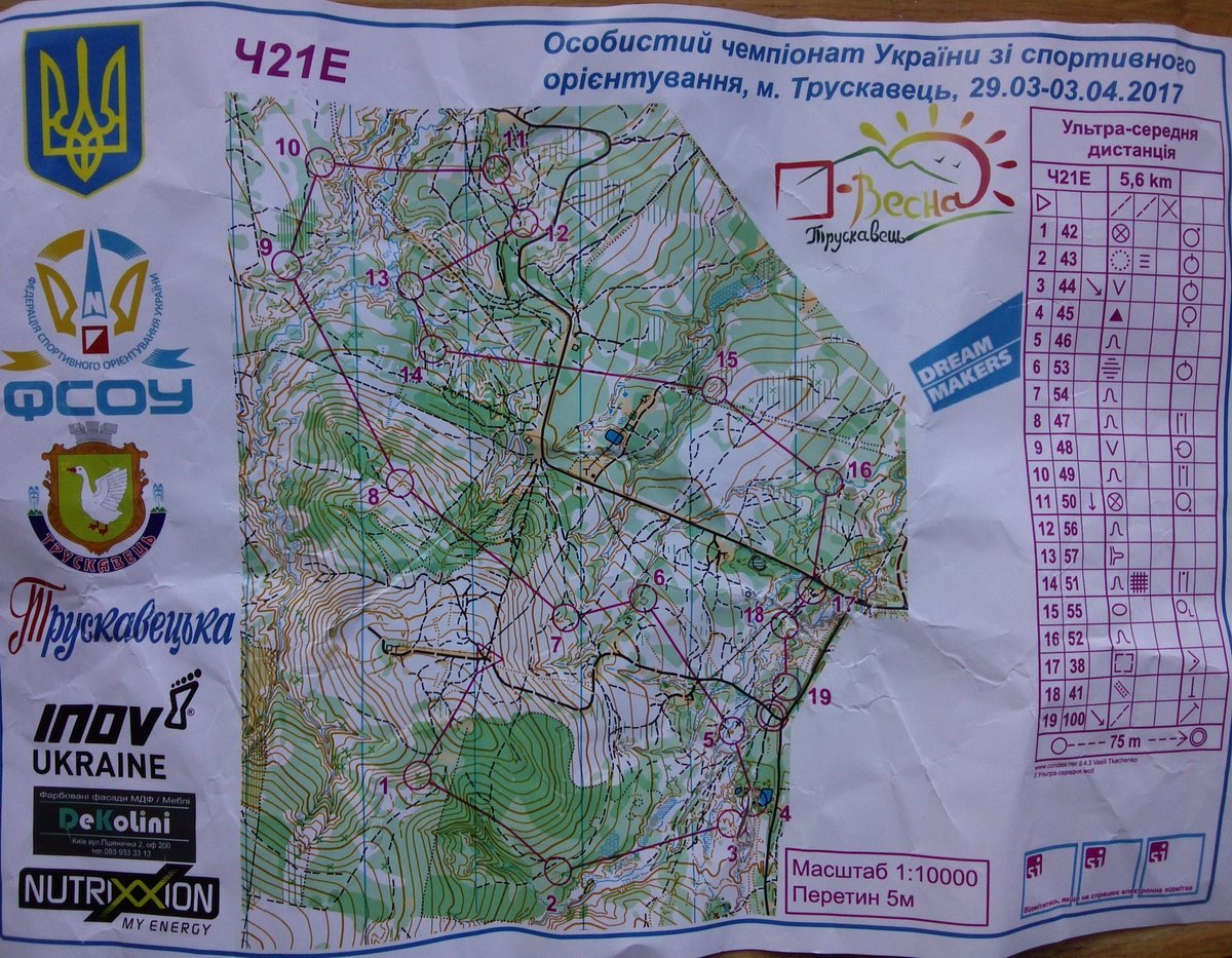 Ukrainian champs in middle (ultra middle distance). 1 me, 2 Ushkvarok, 3 Laskarzhevsky. Kratov jogged as test runner, so his time around 4-5