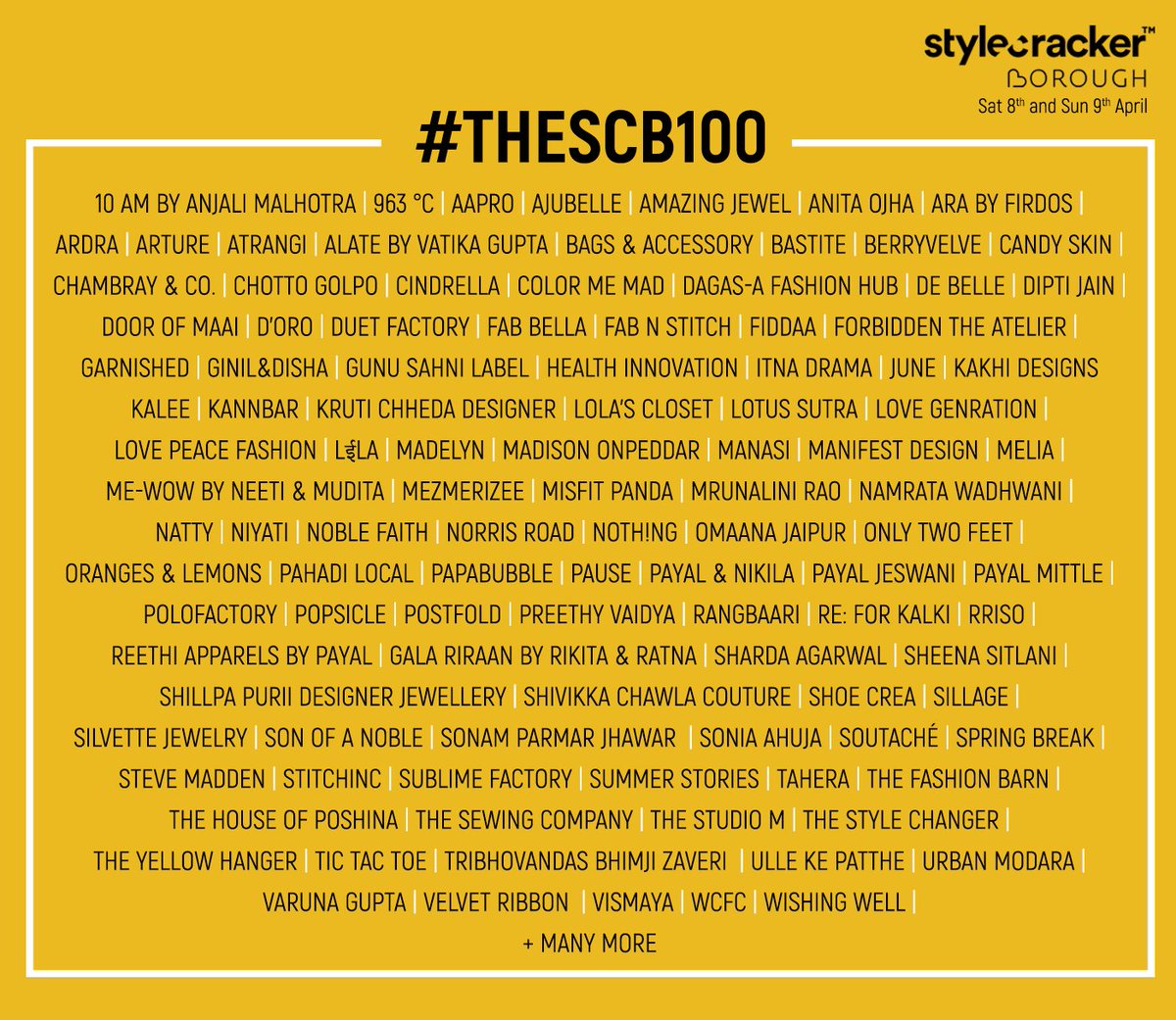 TheSC_Project's tweet photo. Your  gonna be spoilt for choice at  #SCBMumbai. 
100+ brands curated by our celebrity stylists just for you.
Rsvp : https://t.co/Ea7uN1g6Ru https://t.co/7aFAhgljPu