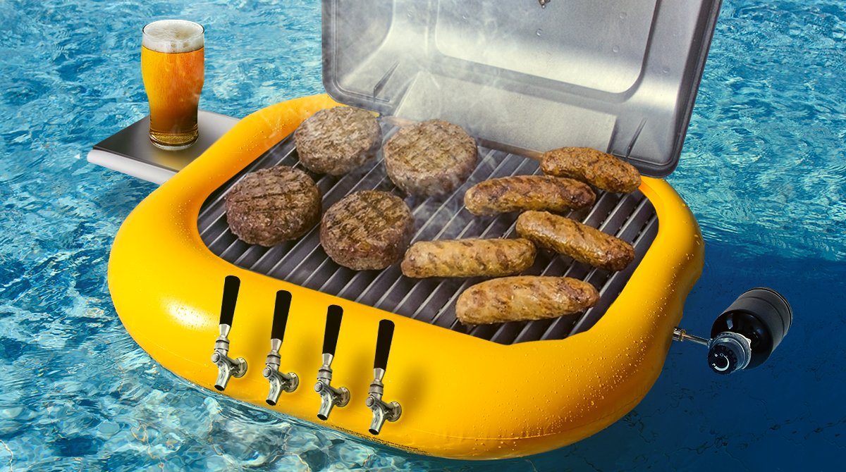 Teasing Ubevæbnet Utænkelig Char-Broil on Twitter: "Introducing the Gloatie™ Floating Grill. Part grill.  Part pool toy. All Party. https://t.co/eFrKVbq3Tu" / Twitter