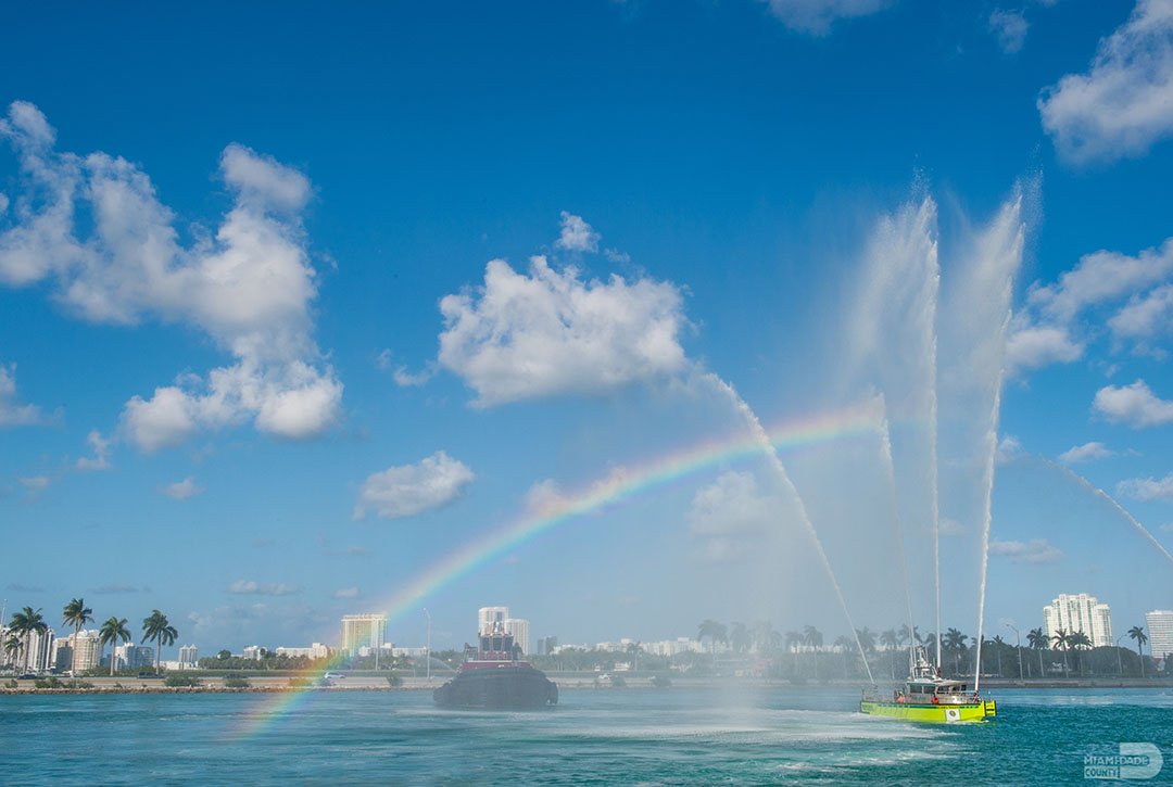 #Rainbow #RickenbackerCauseway #GovernmentCut #OurCounty