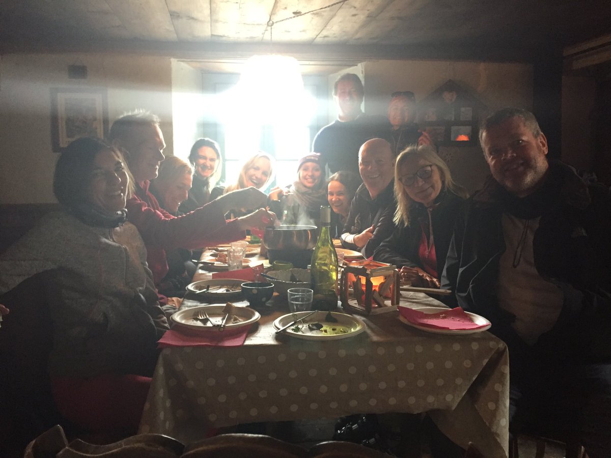 inRhoneAlpes's tweet photo. #skiingintospring press trip, leaving @La_Rosiere1850 after a very special & authentic fondue #inauvergnerhonealpes @FranceMontagnes https://t.co/27aCJarb8M