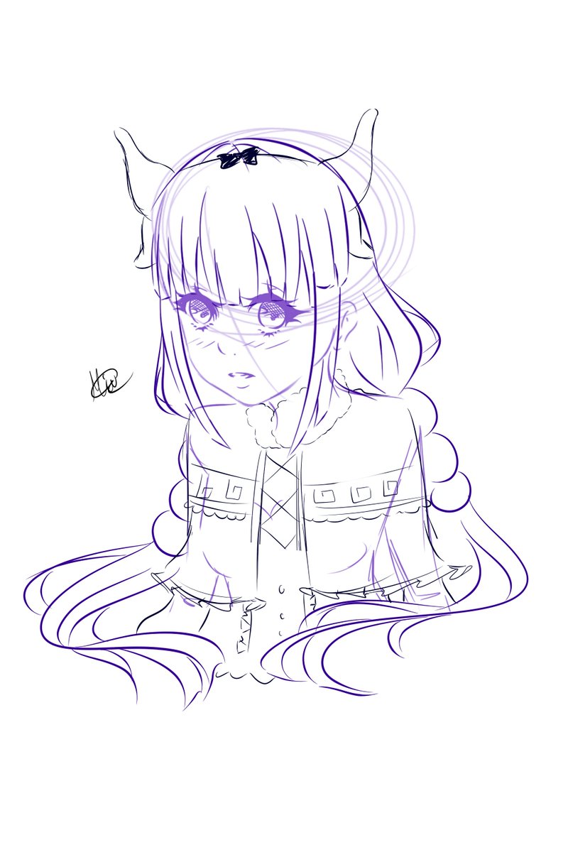 HiitsMiu's tweet photo. Drawing Kanna Kamui~♥
#Anime #Animegirl #Animedrawing #Mangagirl #Animecutegirl #KanaKamui #Kawaiianimegirl #Animesketch #Animegirlsketch https://t.co/mJxLgNWPZI